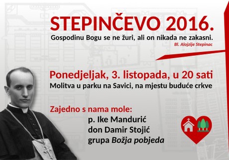 Stepinčevo na Savici - Molitva u parku