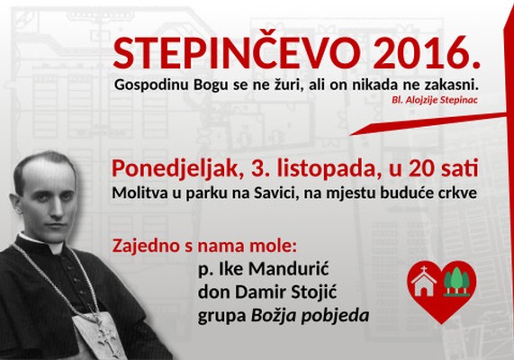 Stepinčevo na Savici - Molitva u parku