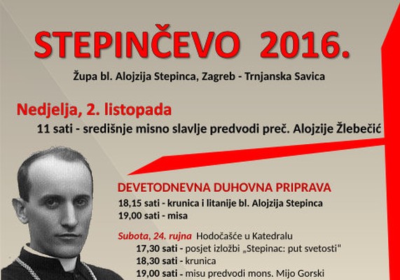 Stepinčevo na Savici - duhovna priprava i proslava