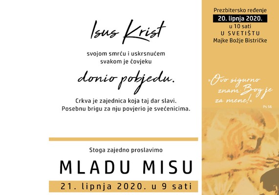 Svećeničko ređenje i mlada misa - vlč. Marko Dominić